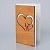 Деревянная открытка "Сердца"